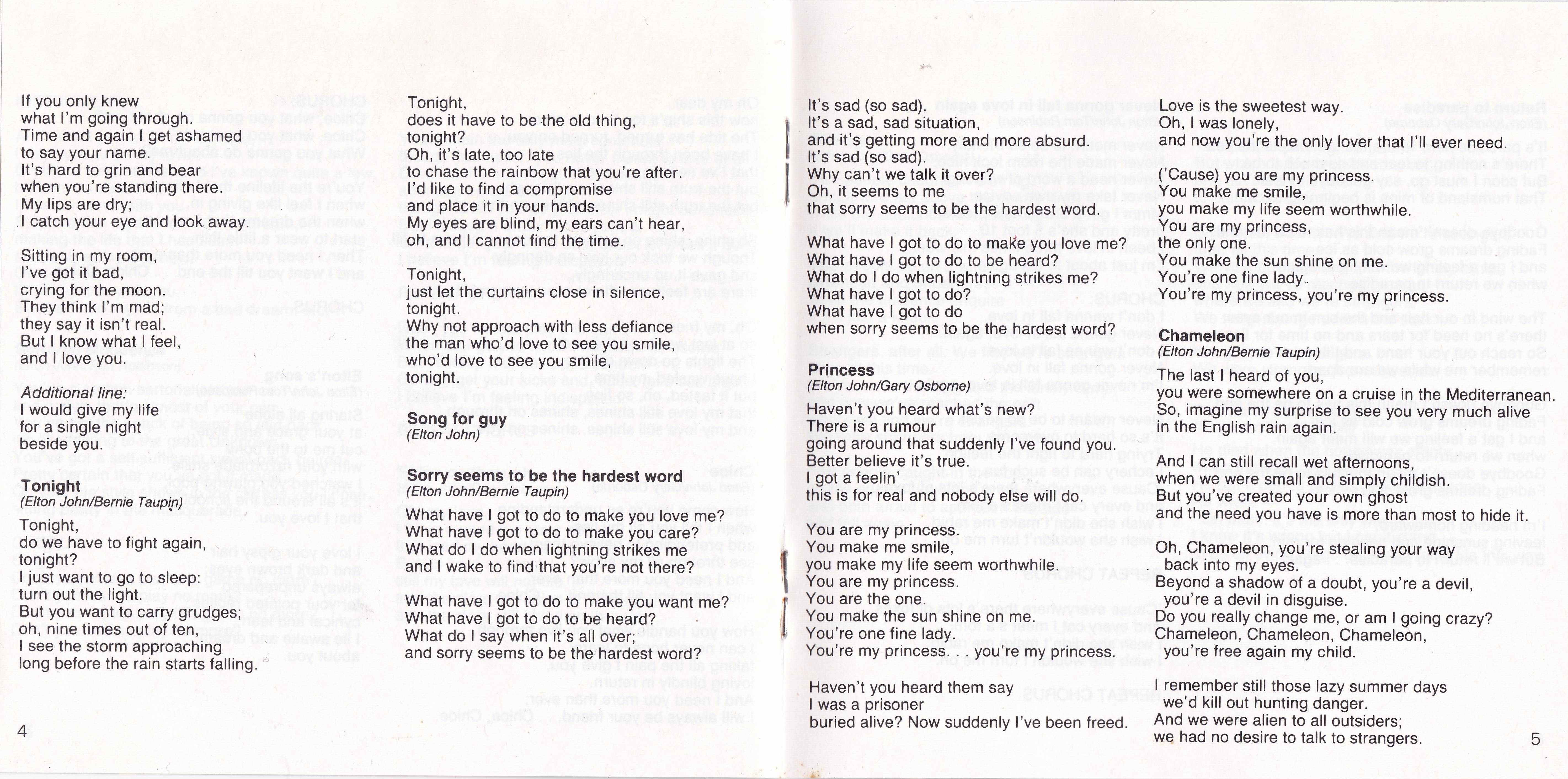 Elton John Love Songs [booklet03 d]
